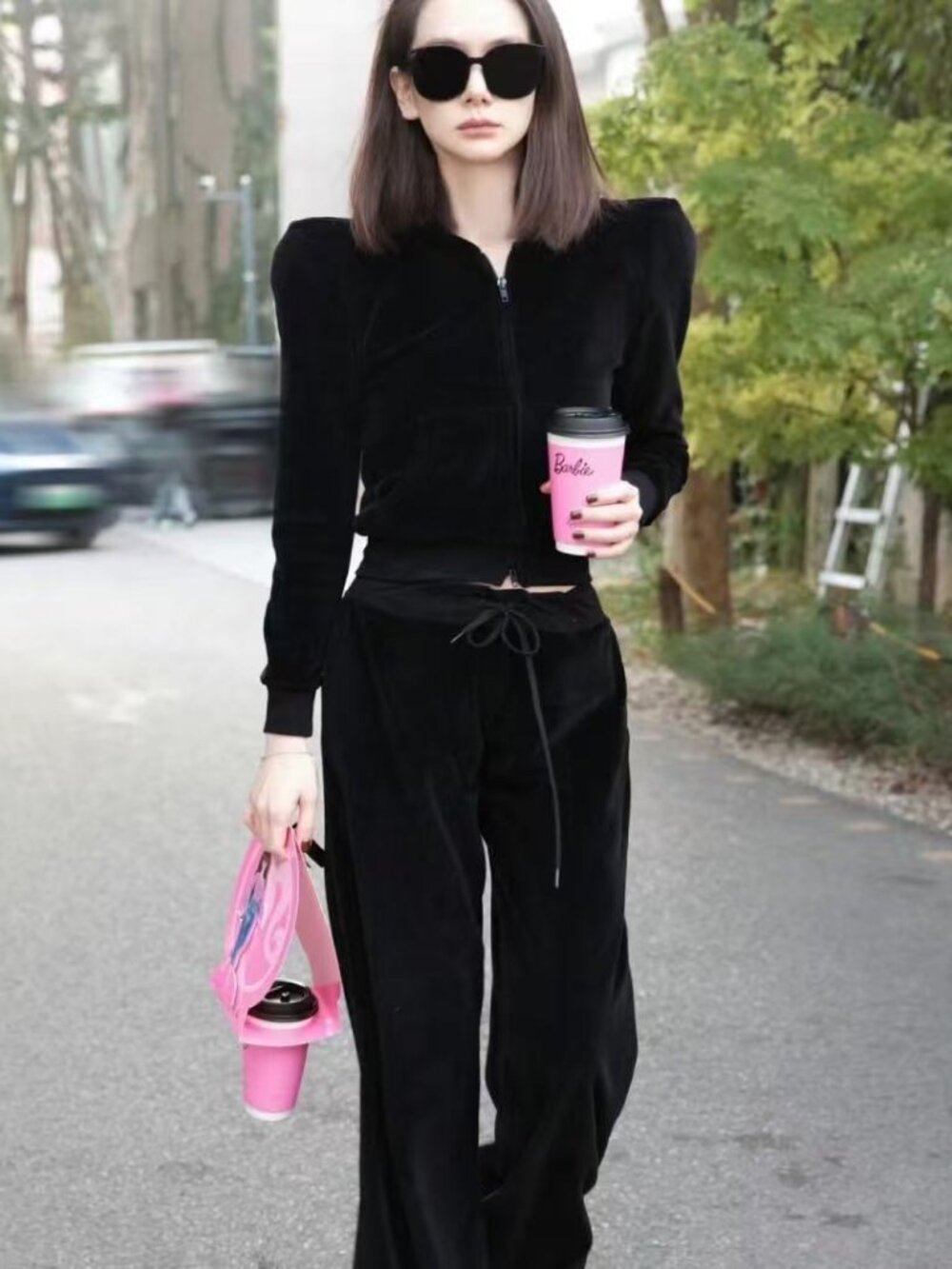 X31149 Balenciaga 23 models black cotton drawstring casual trousers S size - Picture 8 of 8